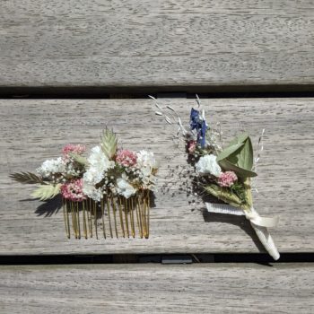 Peigne Peigne fleuri