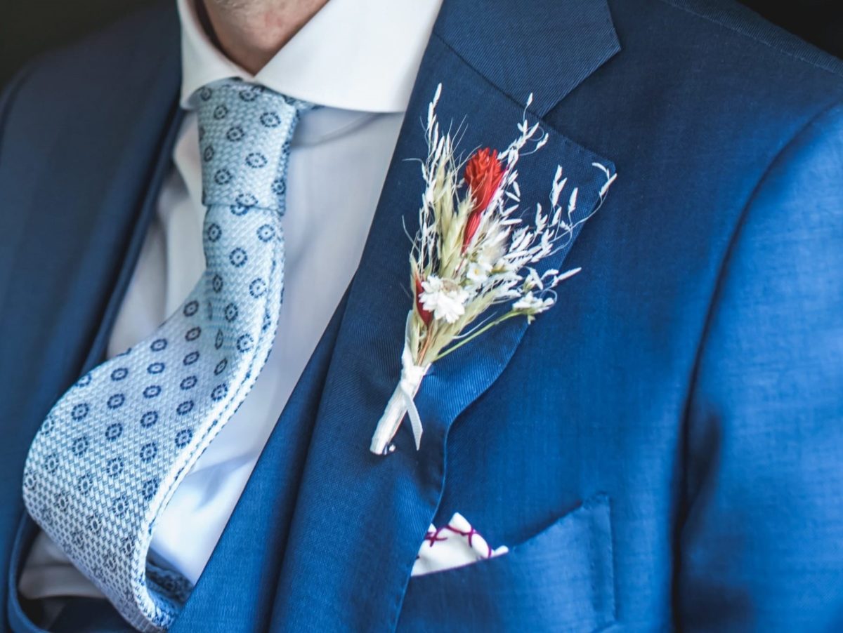 Boutonnière fleurie