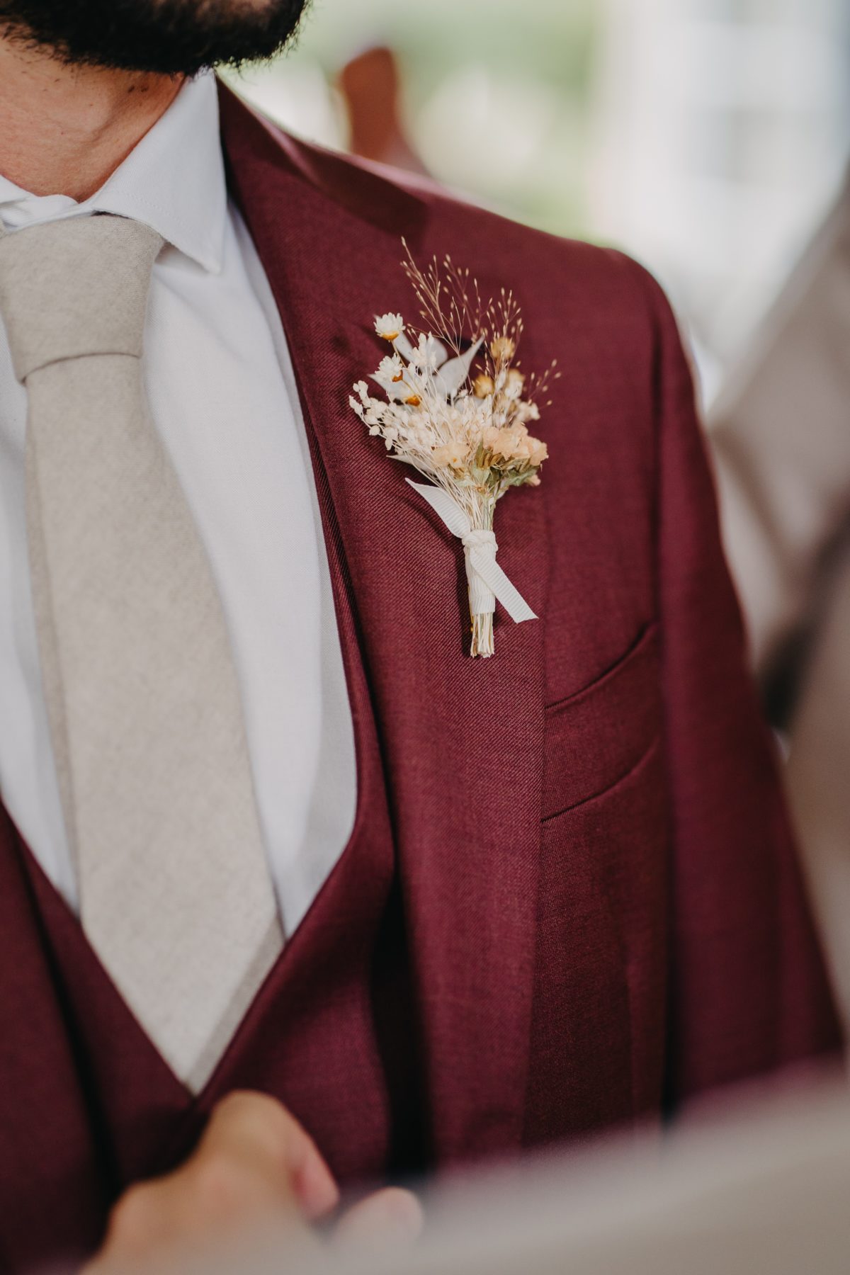 Boutonnière fleurie