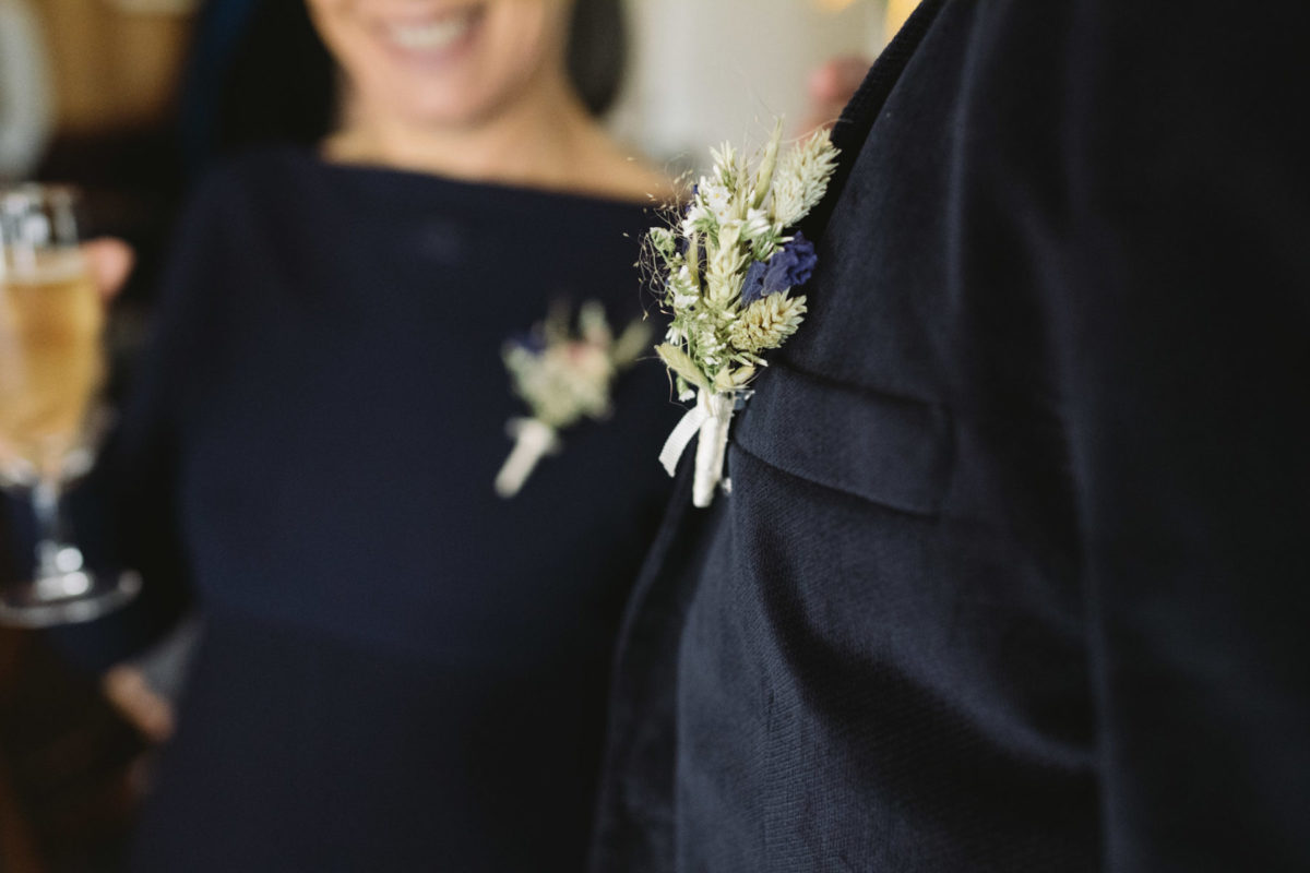 Boutonnière fleurie
