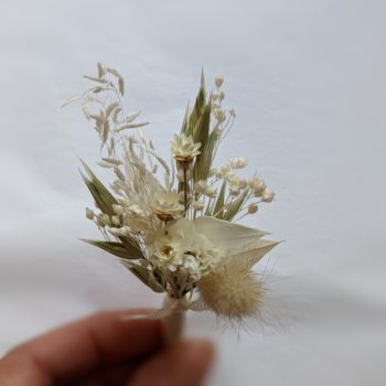 Boutonnière fleurie